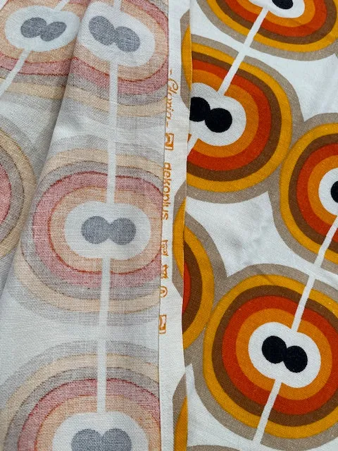 1970s  Curtain/ Fabric  #F569