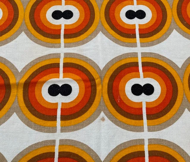 1970s  Curtain/ Fabric  #F569