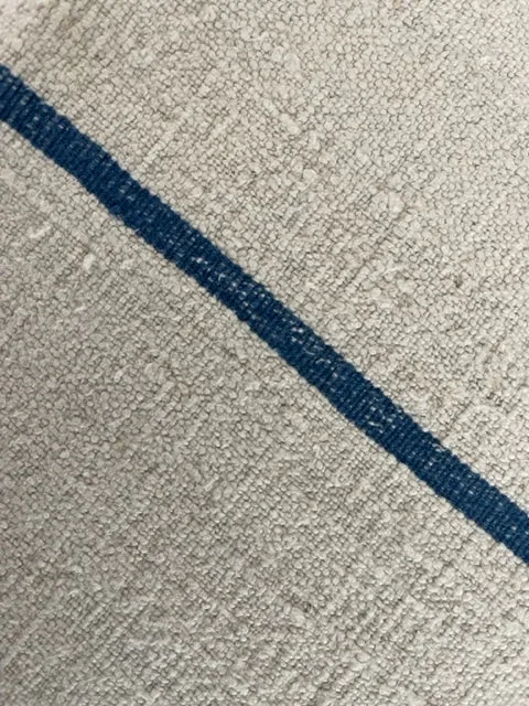 Antique Linen Table Runner - monogrammed 'BJ'