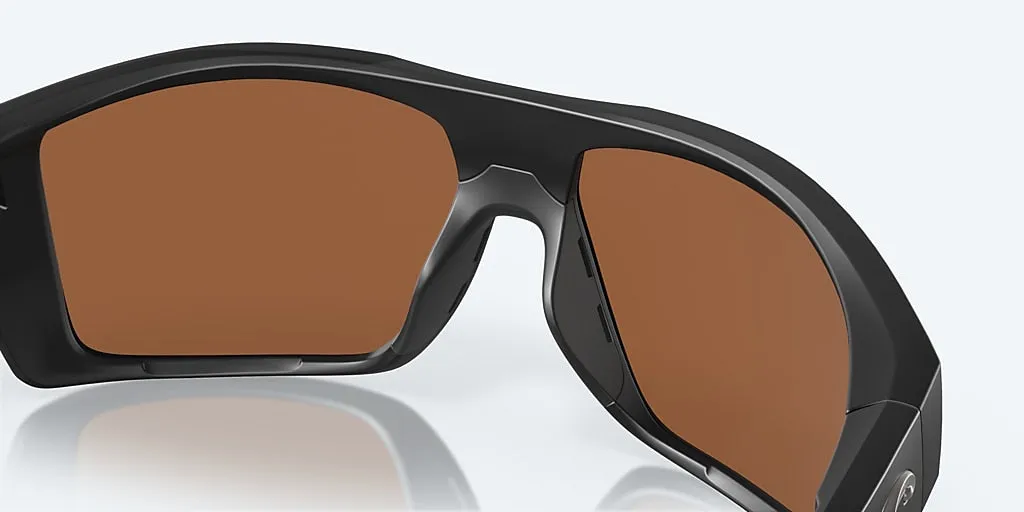 COSTA DIEGO 11 MATTE BLACK W/ COPPER SILVER MIRROR 580G POLARIZED