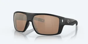 COSTA DIEGO 11 MATTE BLACK W/ COPPER SILVER MIRROR 580G POLARIZED