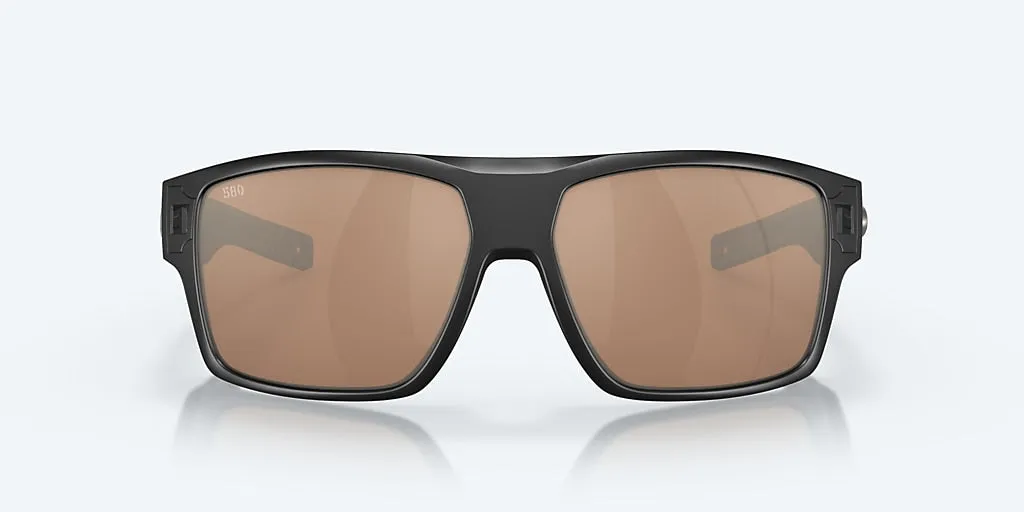 COSTA DIEGO 11 MATTE BLACK W/ COPPER SILVER MIRROR 580G POLARIZED