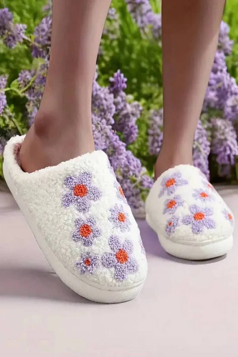 Cute novelty soft plush cozy slippers (size L/XL)