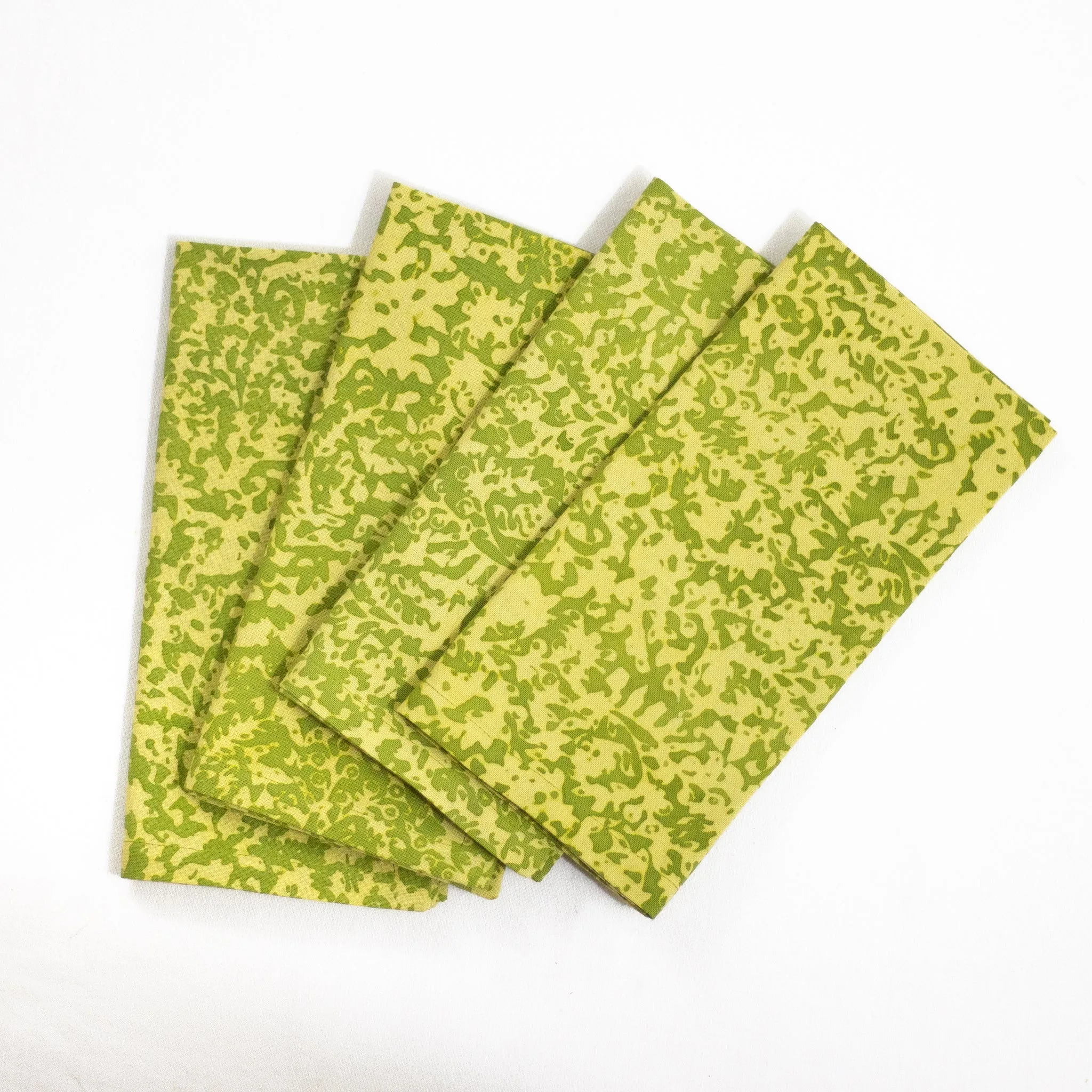 Hand Painted Placemats, Napkins, and Table Runners - Zinnie/Encoded