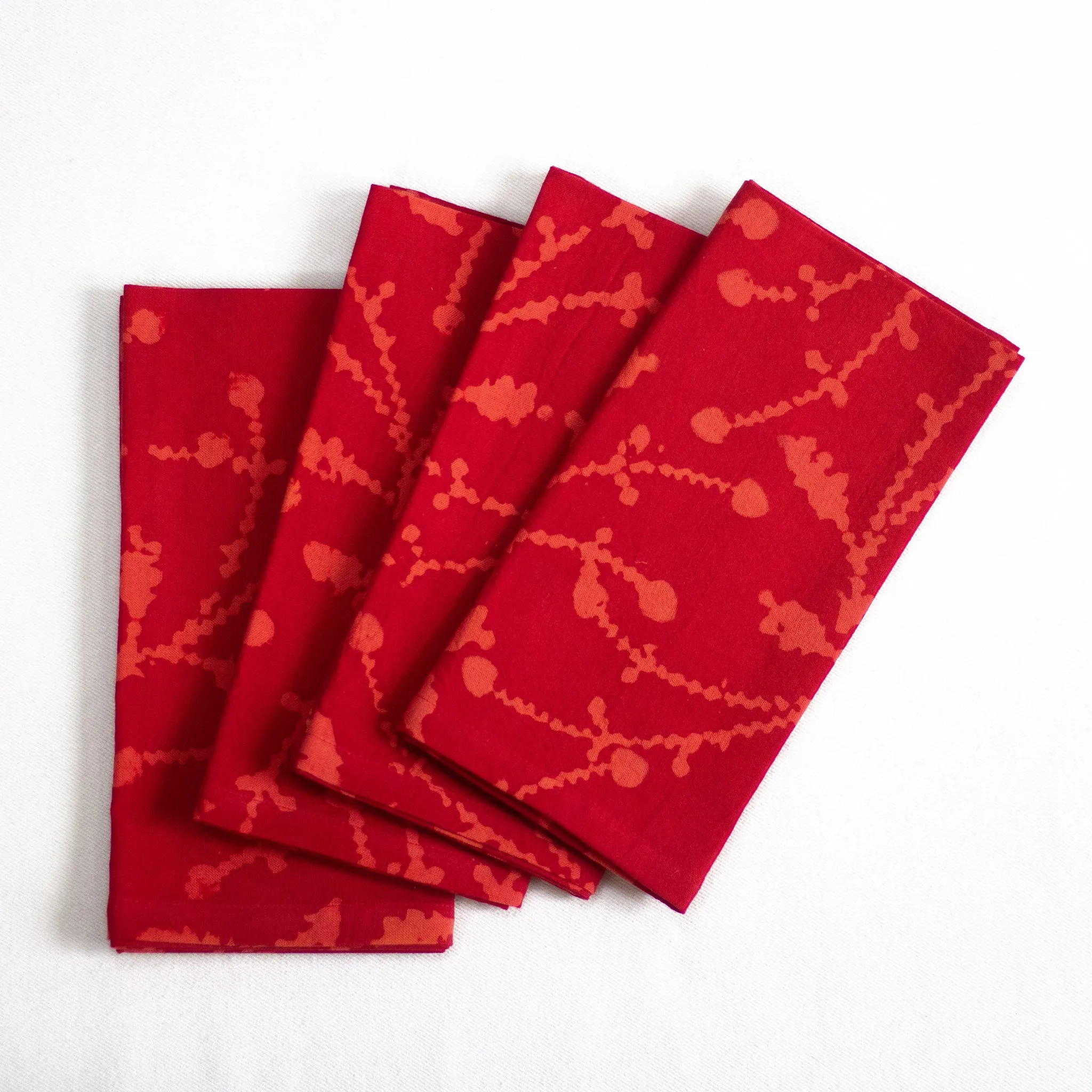 Hand Painted Placemats, Table Runners or Napkin Sets - Santas Secret Path