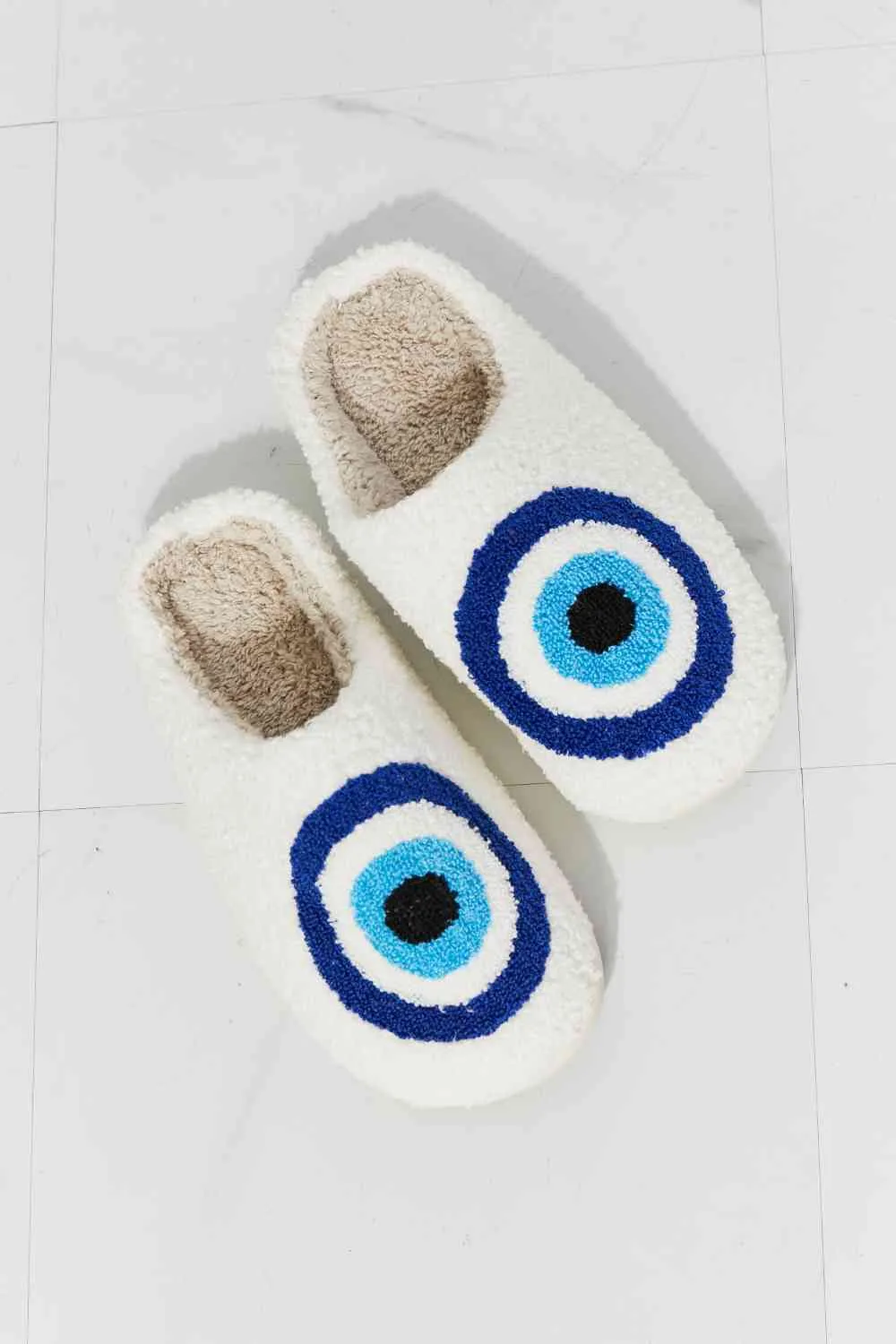 Hot Girl Evil Eye Plush Slipper