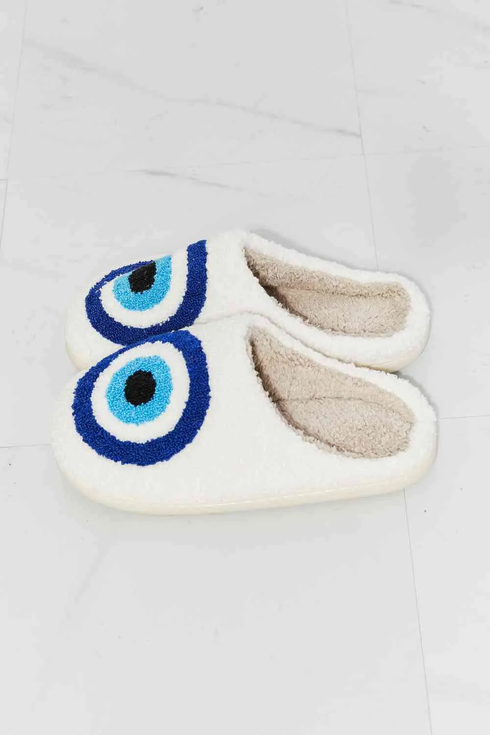 Hot Girl Evil Eye Plush Slipper