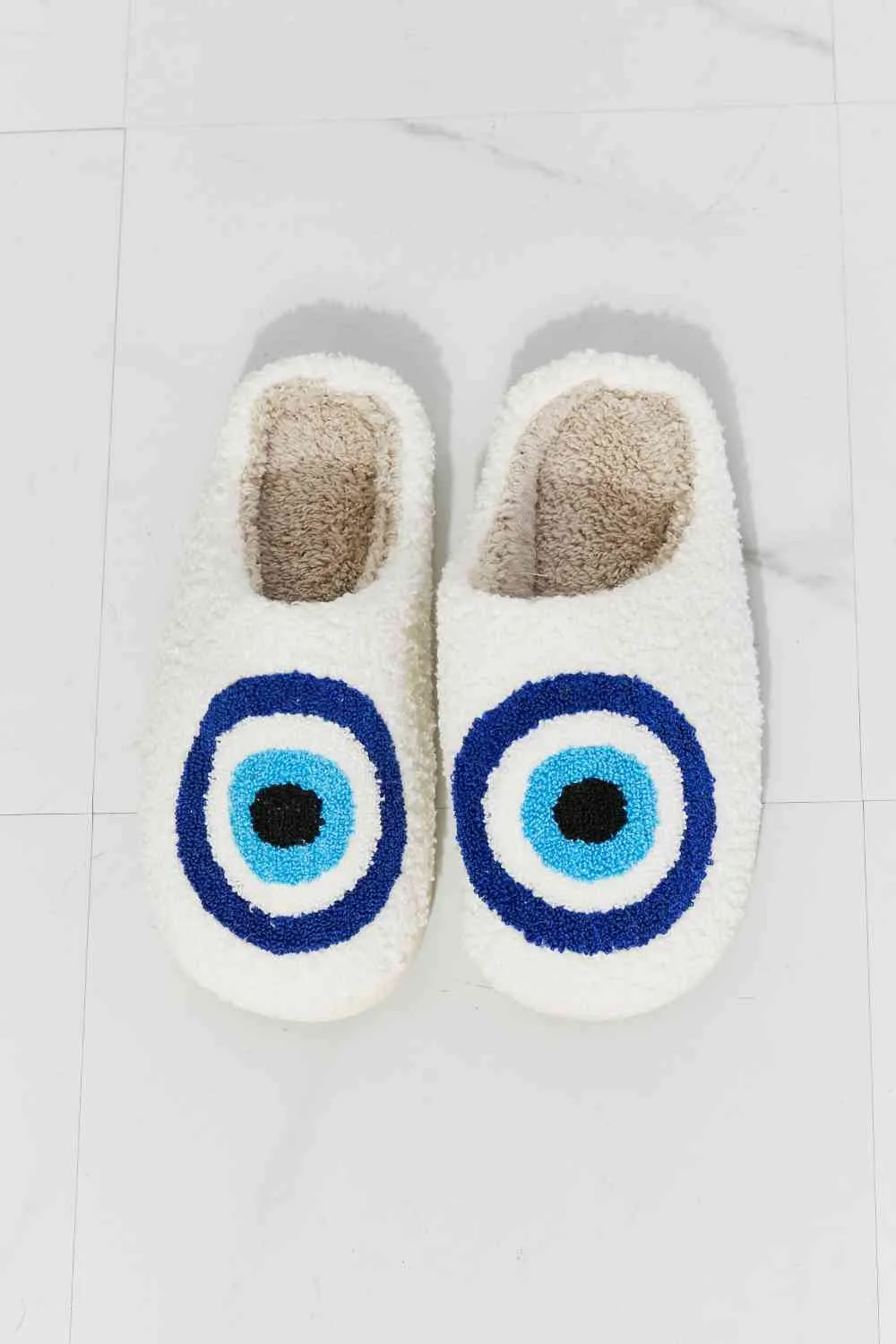 Hot Girl Evil Eye Plush Slipper