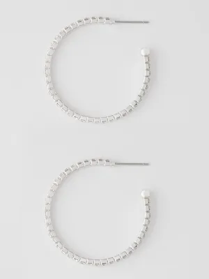 Jewelled Hoop Earrings