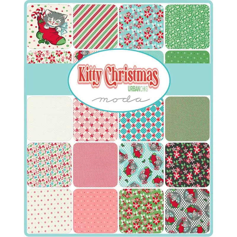 Moda Kitty Christmas Jelly Roll 31200JR