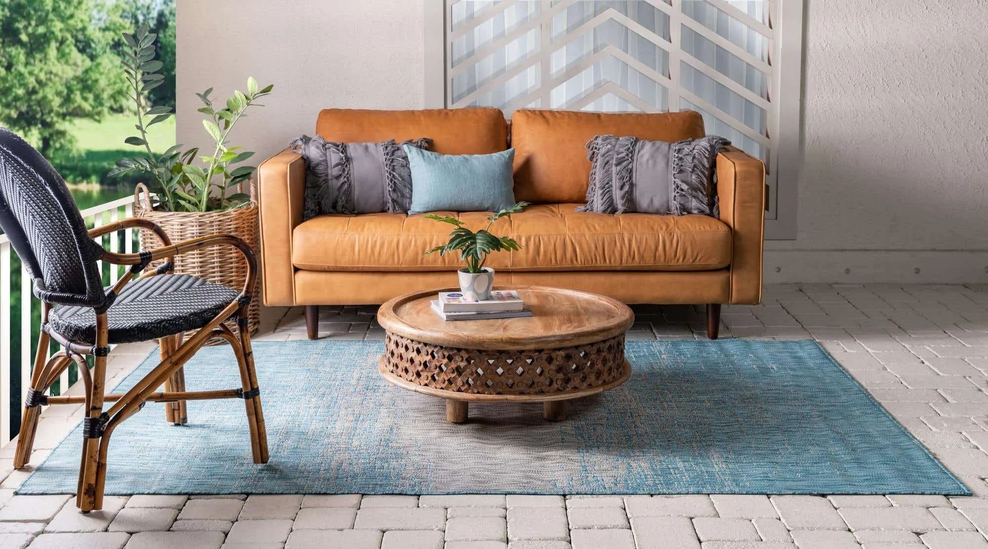 Outdoor Ombre Rug