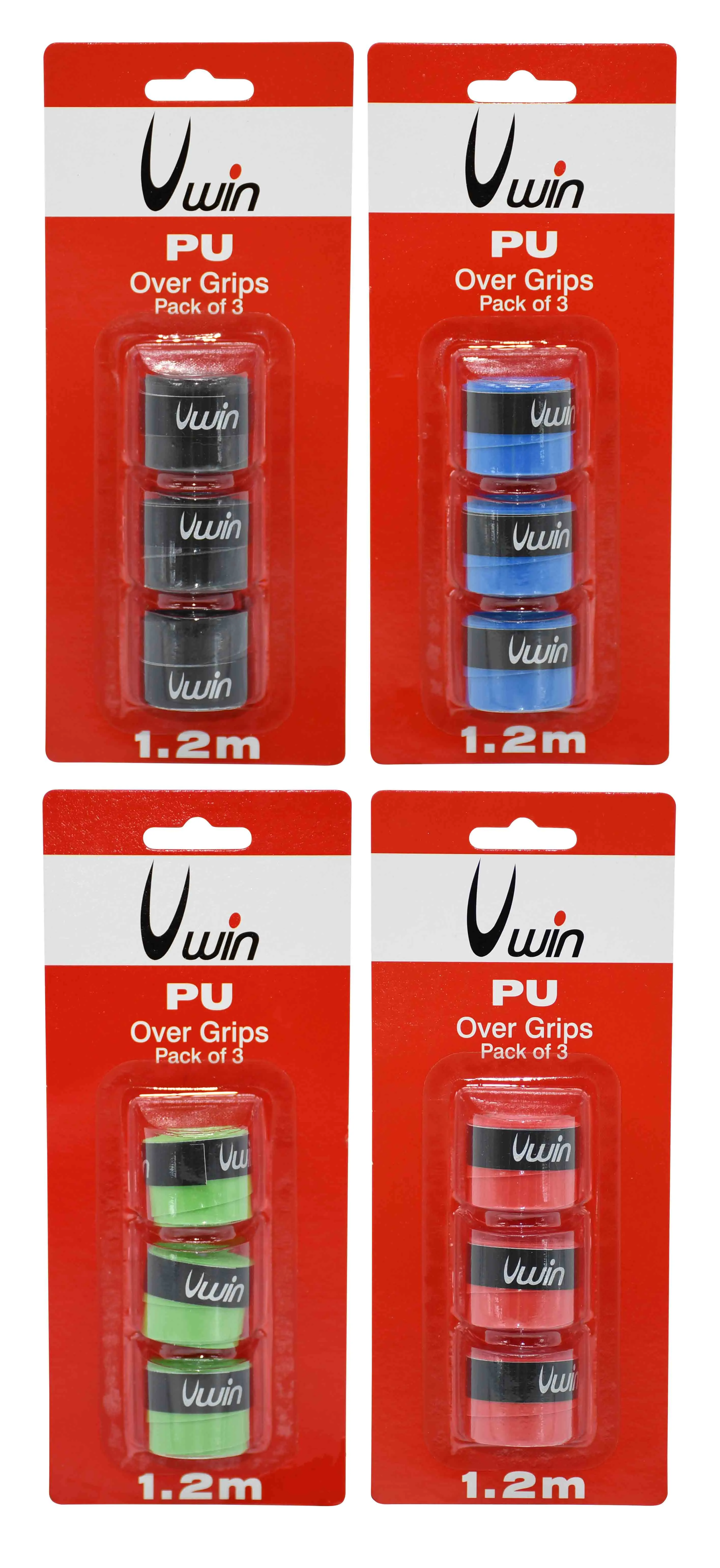 Pack of three Uwin pu overgrip