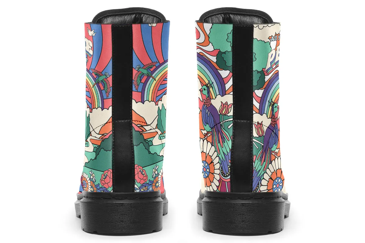 Peace And Love Boots