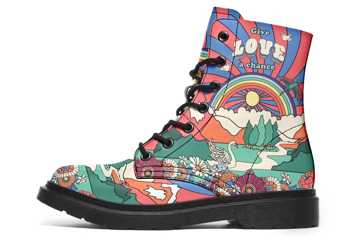 Peace And Love Boots
