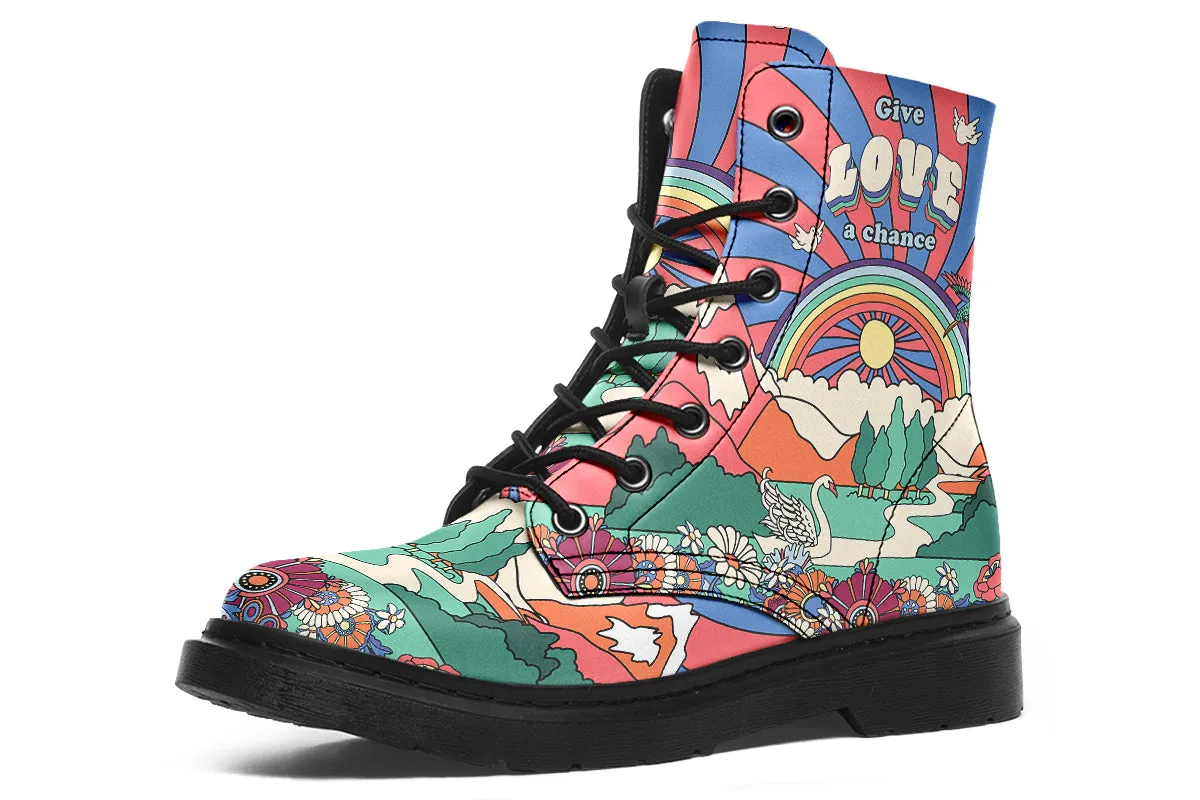 Peace And Love Boots