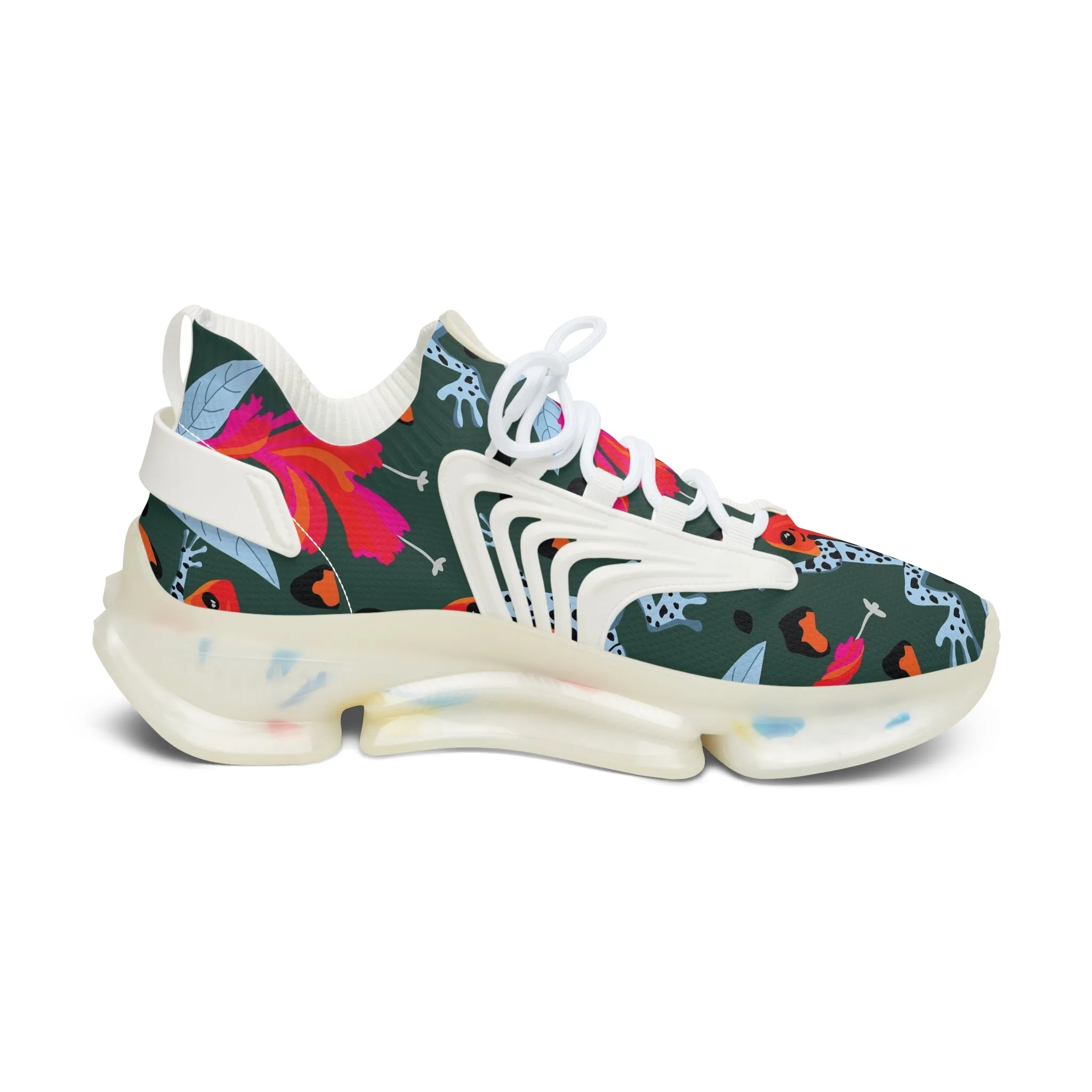 Poison Dart Frog Women's Mesh Sneakers