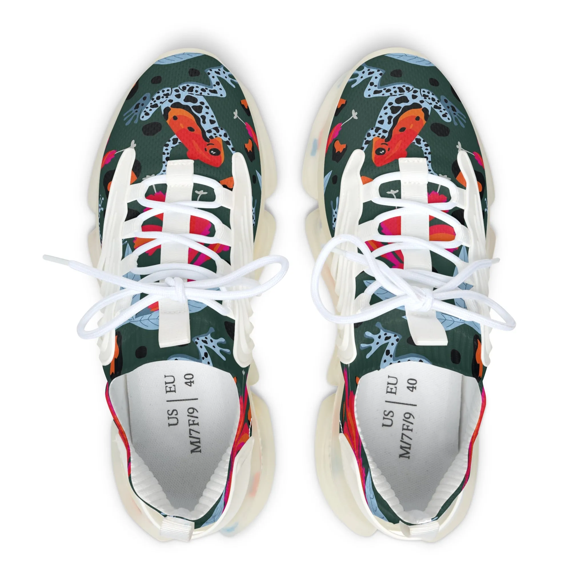Poison Dart Frog Women's Mesh Sneakers