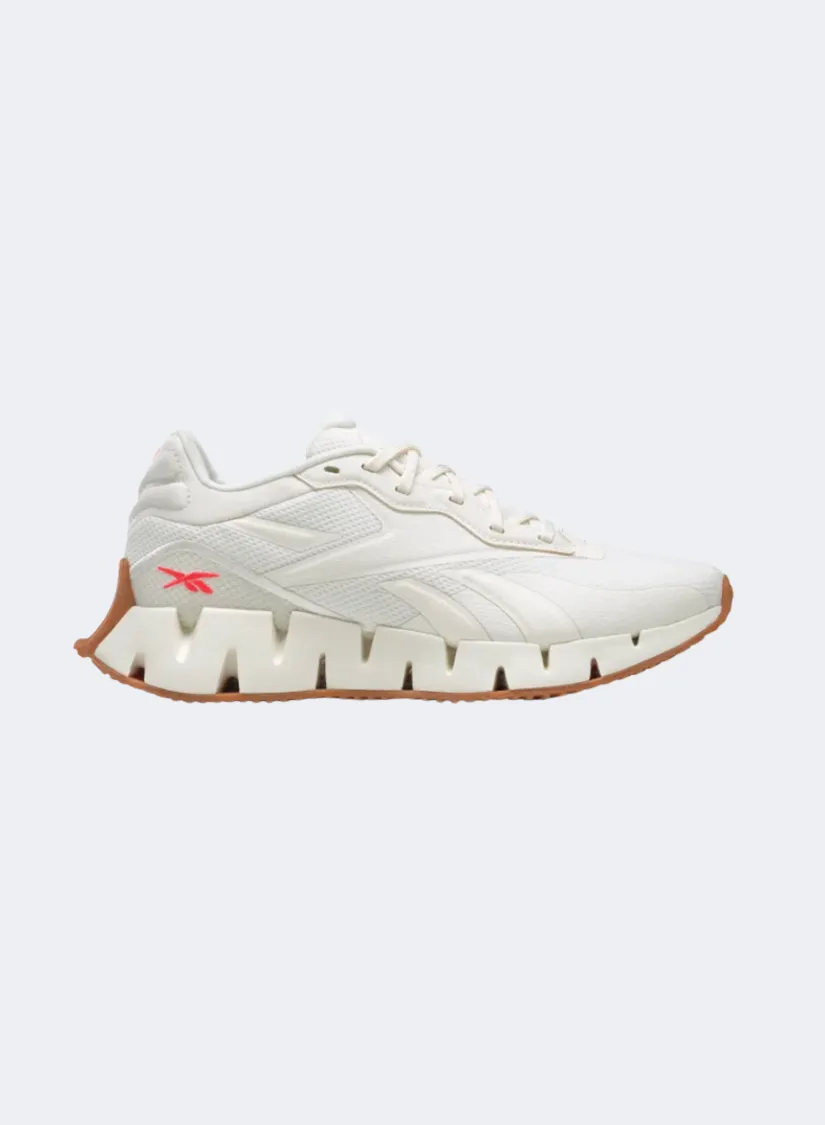 Reebok Zig Dynamica 4 Women Running Shoes Chalk/Cherry