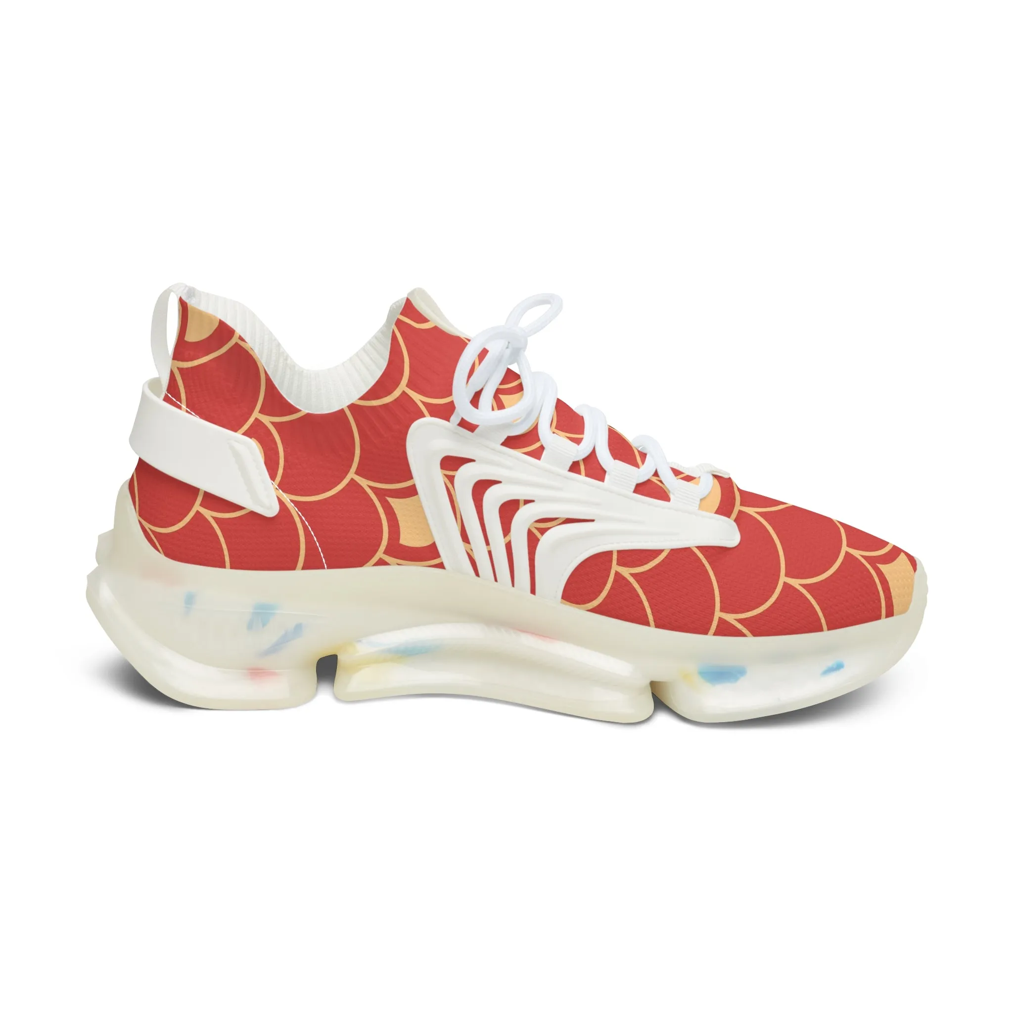 Reptile Skin Women's Mesh Sneakers
