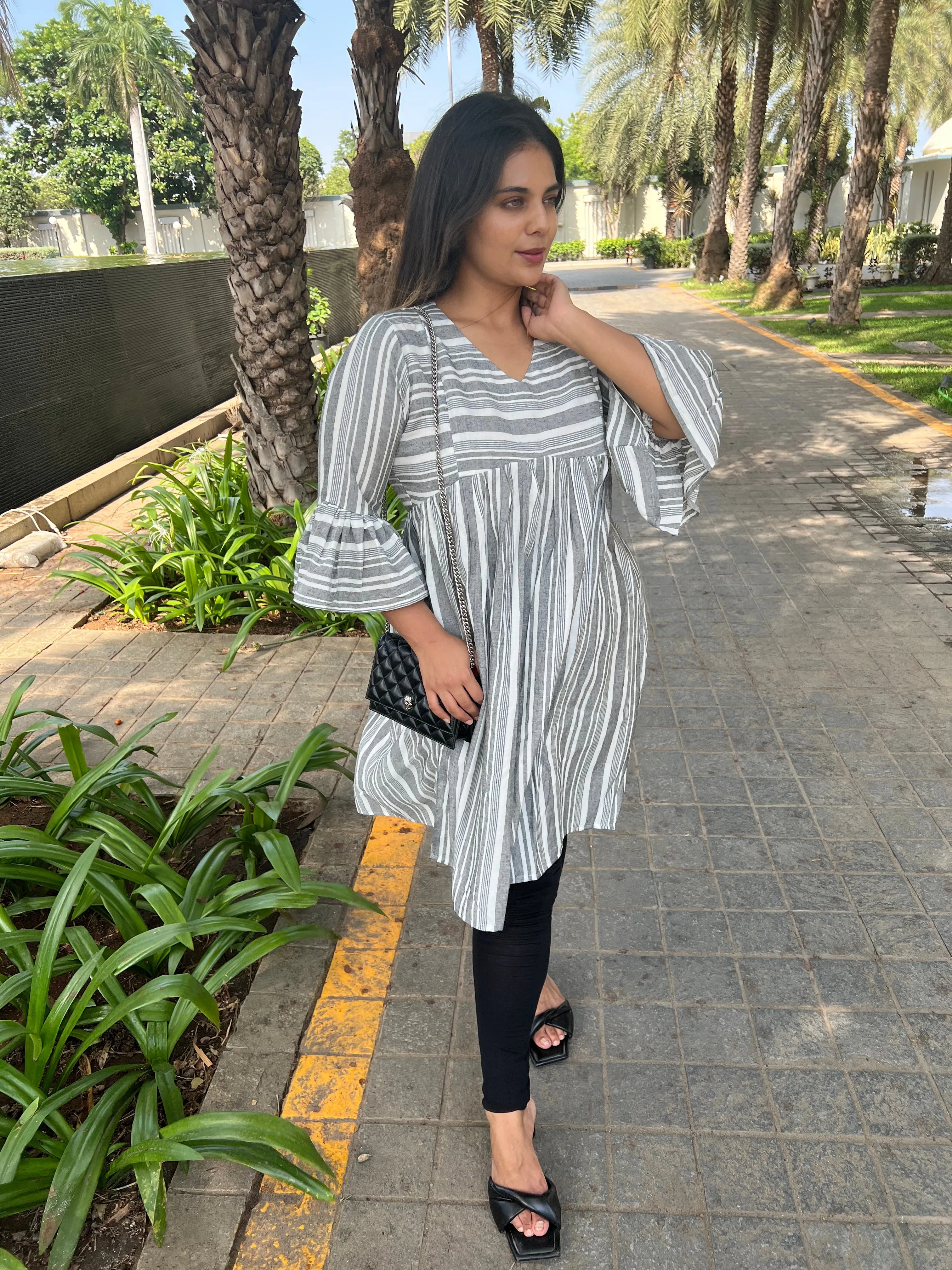 Silver Lining Nursing Dress - Baby Pink