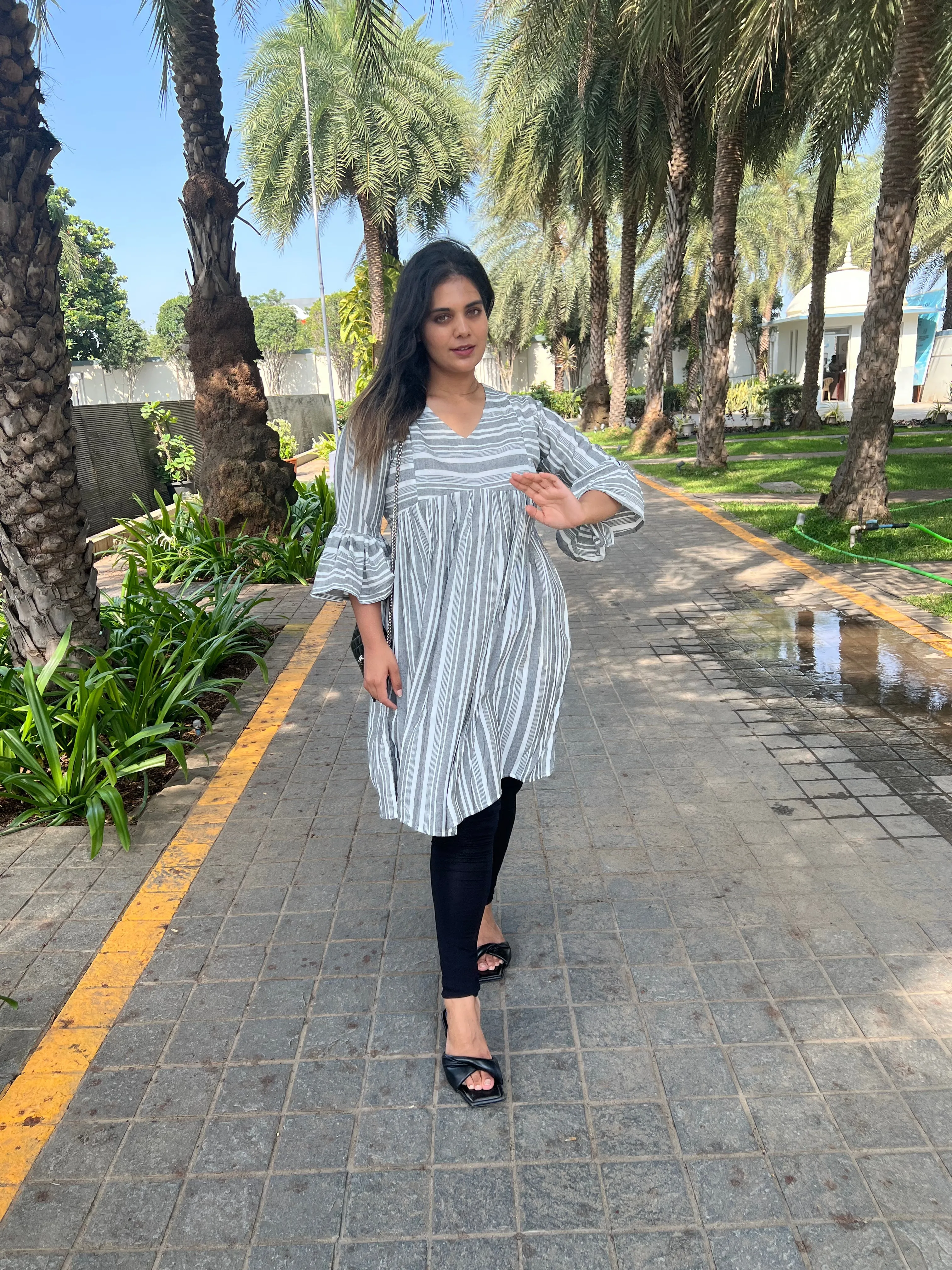 Silver Lining Nursing Dress - Baby Pink