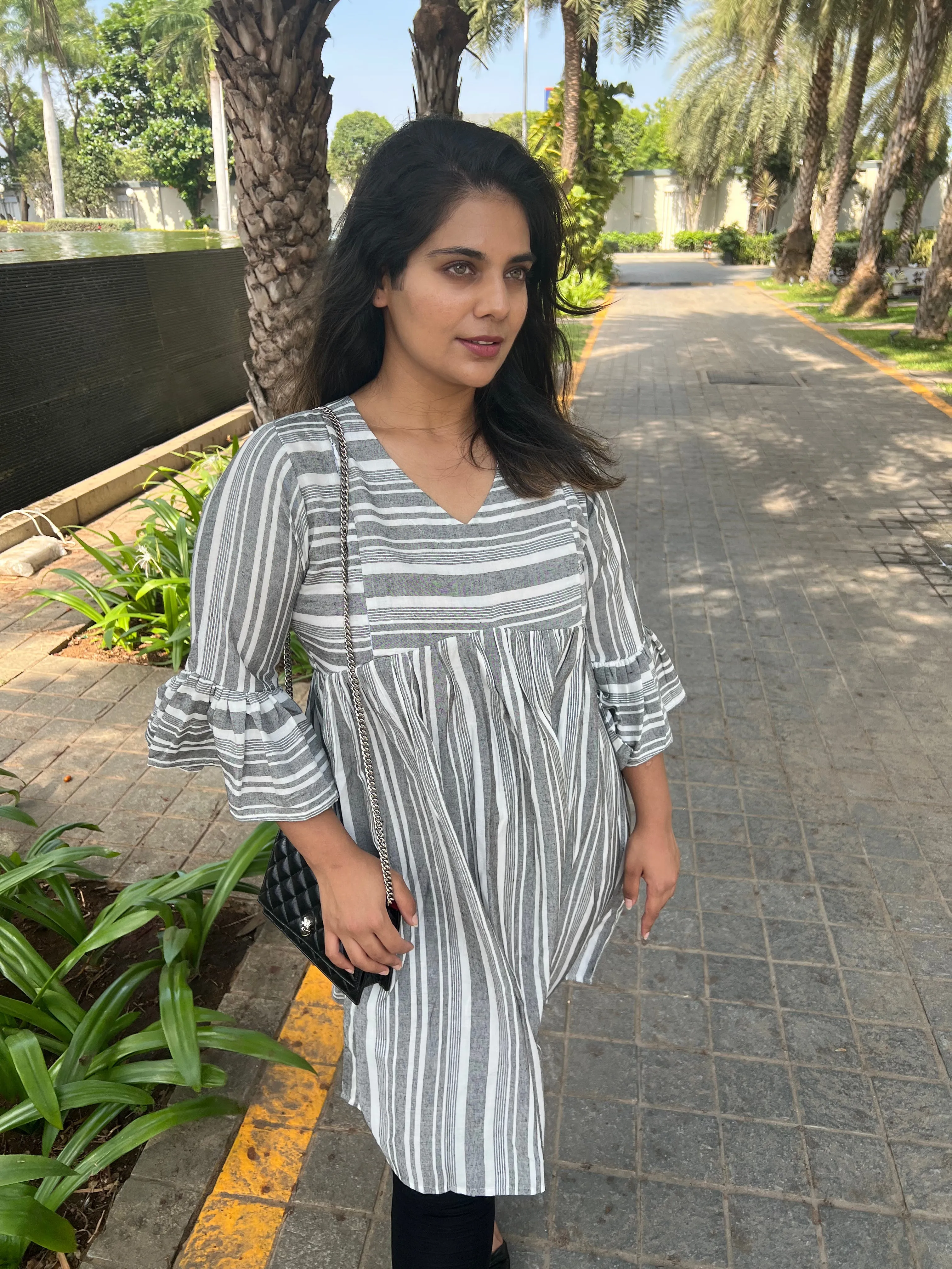 Silver Lining Nursing Dress - Baby Pink