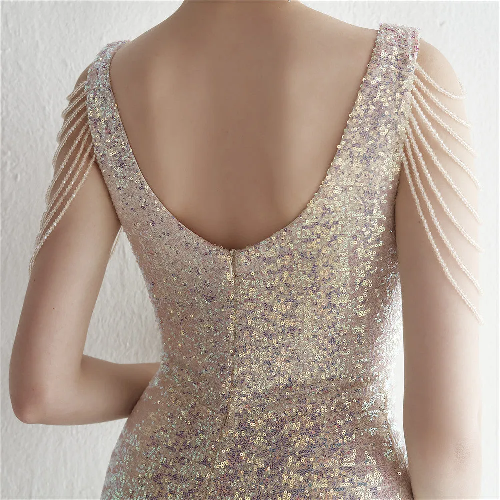 Stella Flapper Gatsby Dress, Prom Fringe Dress 1920s Vintage inspired Great Gatsby Art Deco Charleston Downton Abbey Bridesmaid Wedding