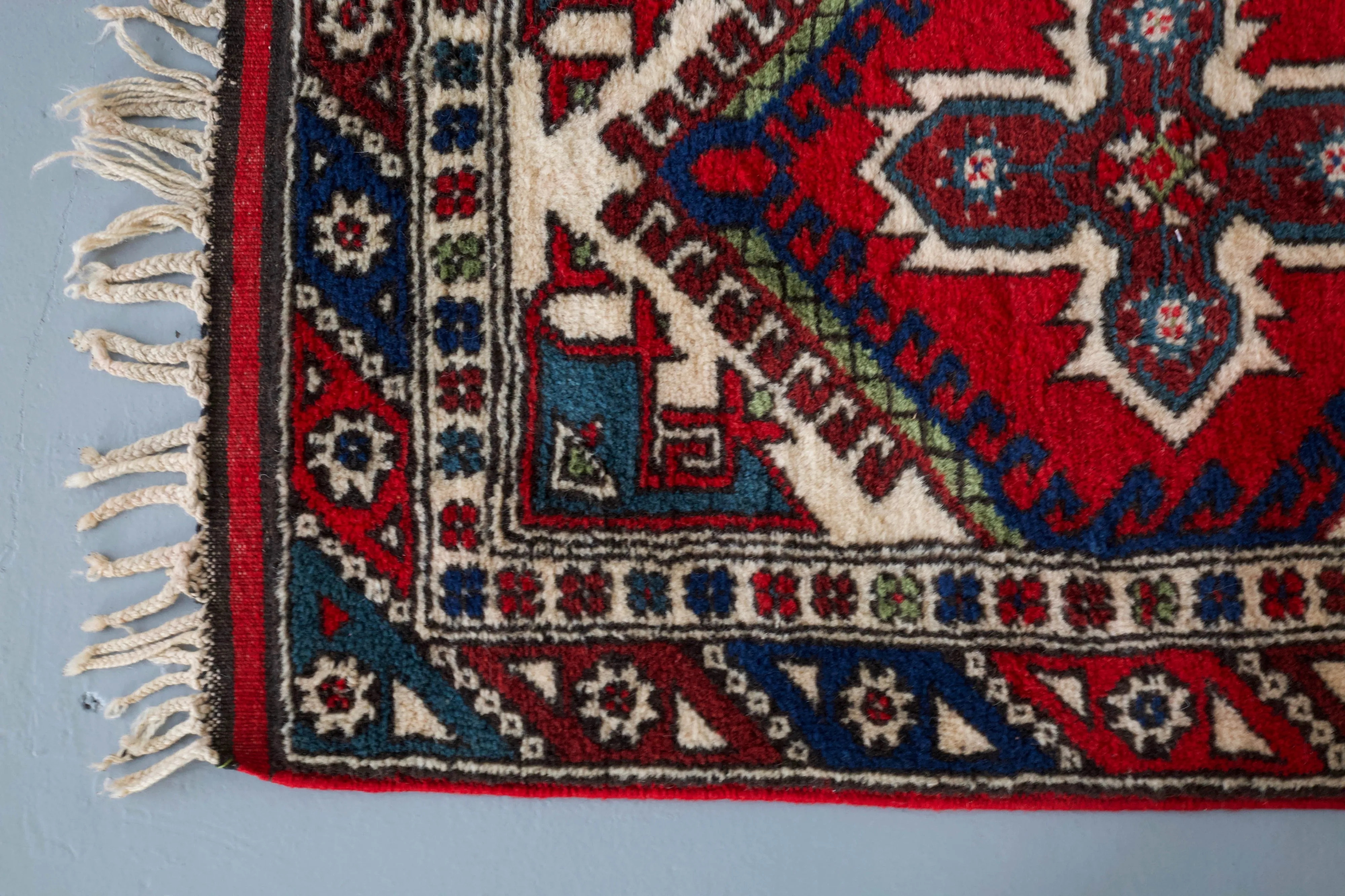 Vintage Turkish Dosemealti Runner Rug 2'4"x8'