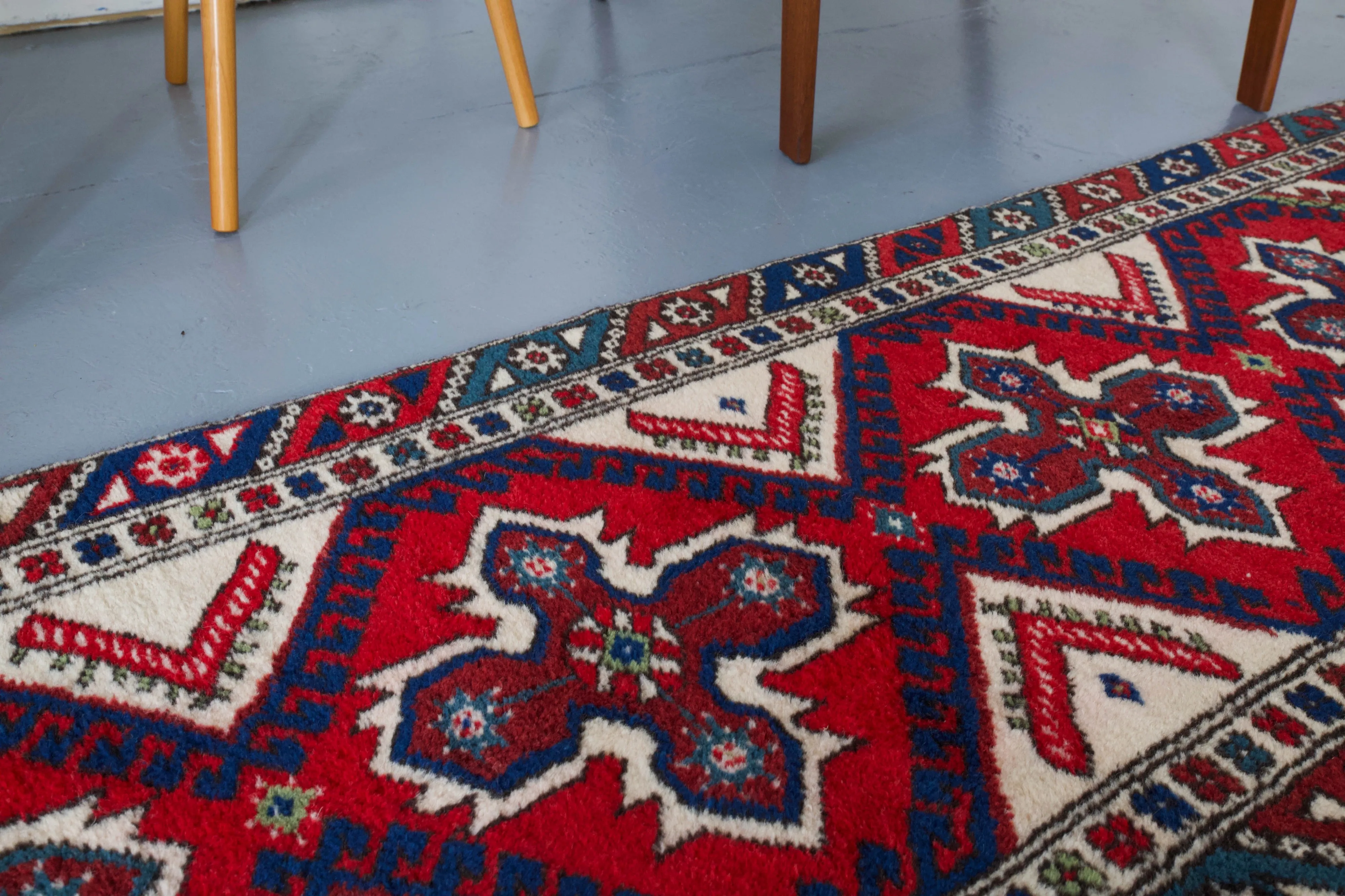 Vintage Turkish Dosemealti Runner Rug 2'4"x8'