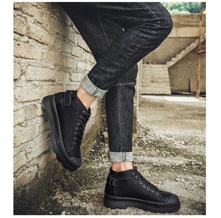 West Louis Solid Low Ankle Leather Boots