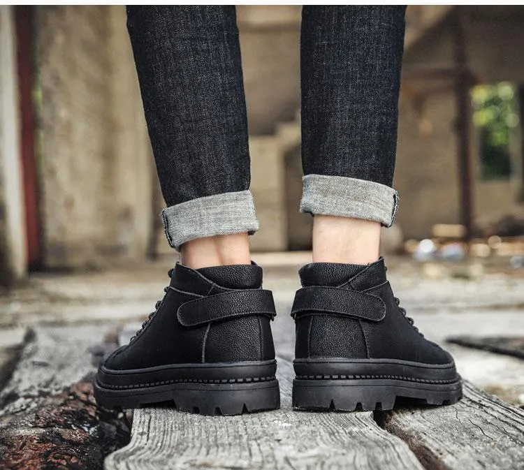 West Louis Solid Low Ankle Leather Boots