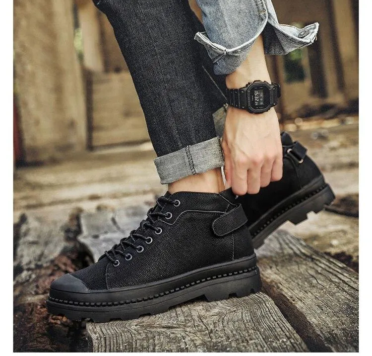 West Louis Solid Low Ankle Leather Boots