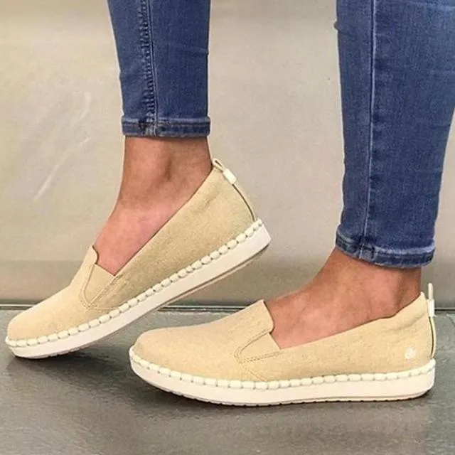 Women Flats Lazy Loafers Breathable Female Espadrilles Sneakers